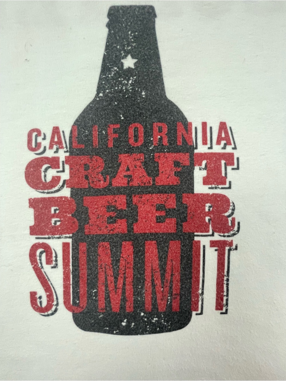 California Craft Beer Summit Volunteer Tee Large (Fits like XL)